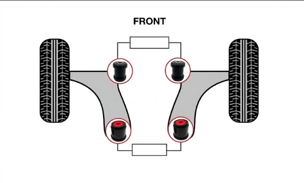 Front Chassis Polyurethane Bushing Diagram